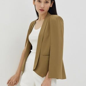 NWT Love Bonito Wyetta Cape Blazer